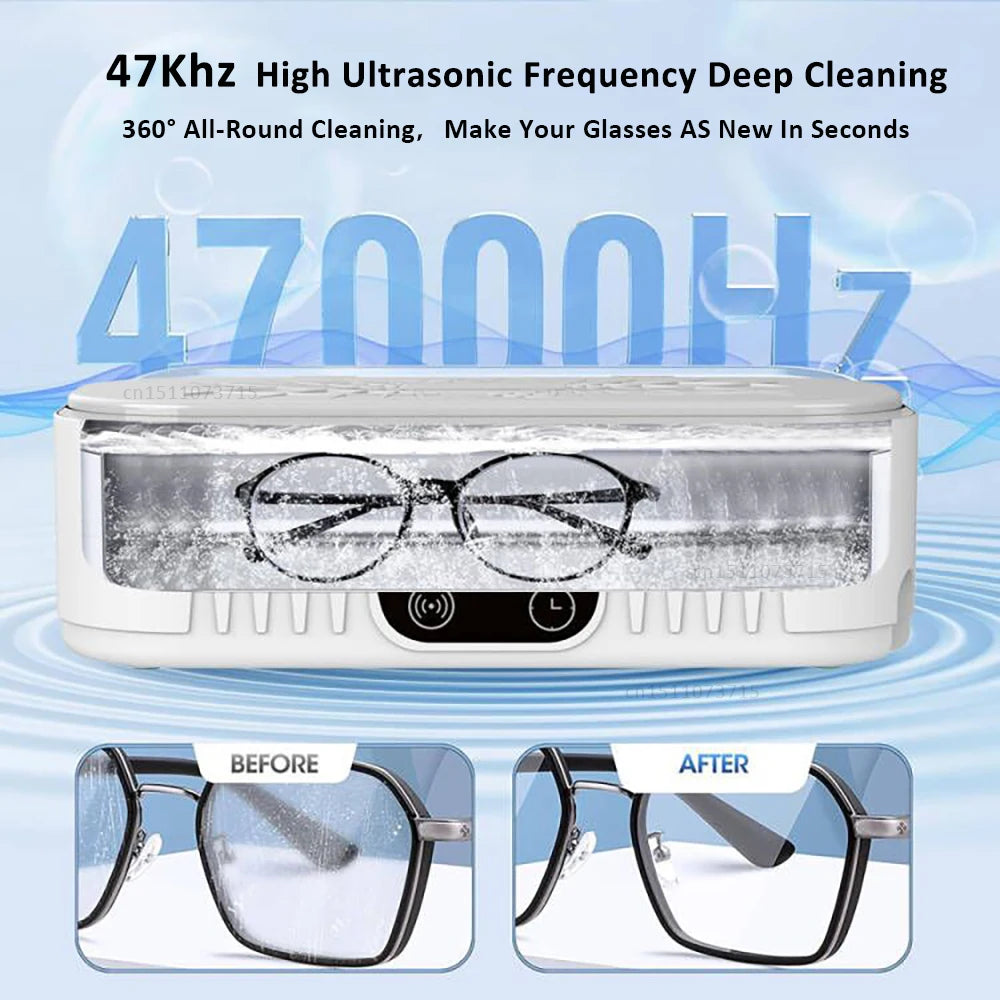 Ultrasonic Glasses Cleaning Ultrasound Jewelry Cleaner Machine High Frequency Ultrasonic Cleaning Bath for Jewelry Washing